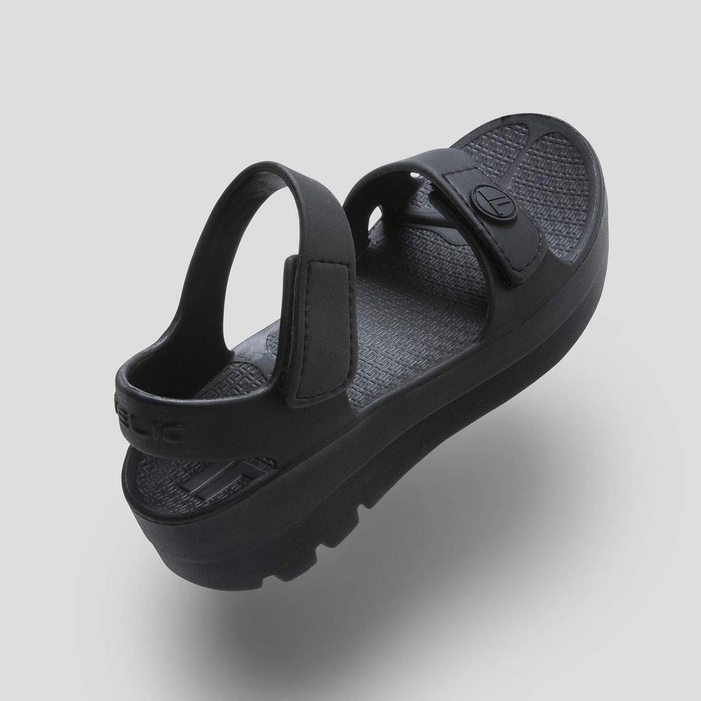 Восстановительные сандалии Поддержка свода стопы Толстая подошва Амортизация Амортизация Черный см [Terik] [Оригинальный продукт] Ремешок на щиколотке Женские 23.0 см~23.5