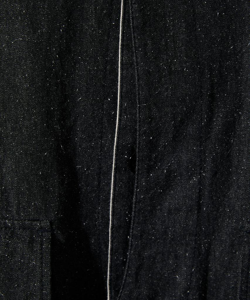 Horlisun Weaver Slik Denim Vest Black