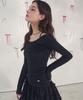 VIVACIOUS Kiss Contour Line Knit_4Colors