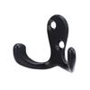 10 шт. Крючки для пальто Маленькие Двойные Зубцы Антикоррозийные Прочные Удобные Настенные Держатели для Пальто Одежды Ключей(Античное латунное покрытие )