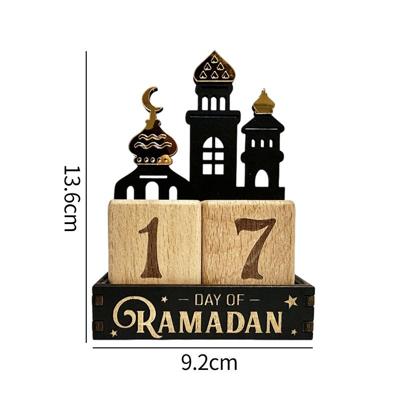 Acrylic Ramadan   Calendar  Middle Eastern Countdown  Calendar For  Eid Mubarak  Table Ornament  Muslim  Ramadan Party Gift