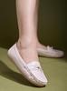 Женские лоферы Shoetopia, без шнуровки, удобные повседневные туфли на плоской подошве | Мягкая подошва, обувь для вождения с металлической пряжкой | Легкая повседневная обувь, мокасины