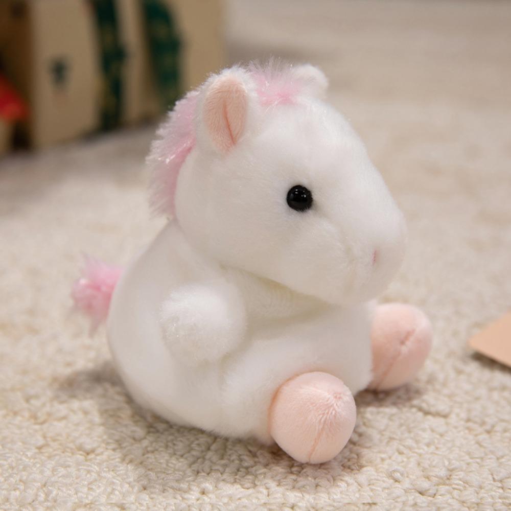 Stuffed Animals Turtle Plush Pendant Cute Pet Series Horse Plush Keyring Kids Toy