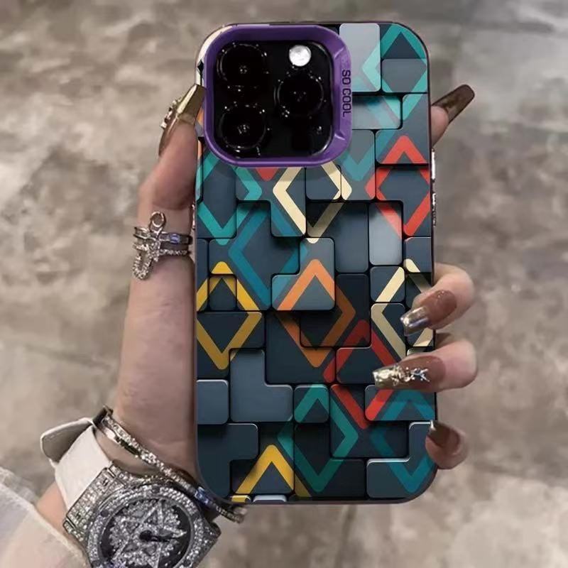 Новый матовый цветной серебристый подходит для чехла мобильного телефона iphone16 Apple 15promax/1413pro12 импорт/экспорт