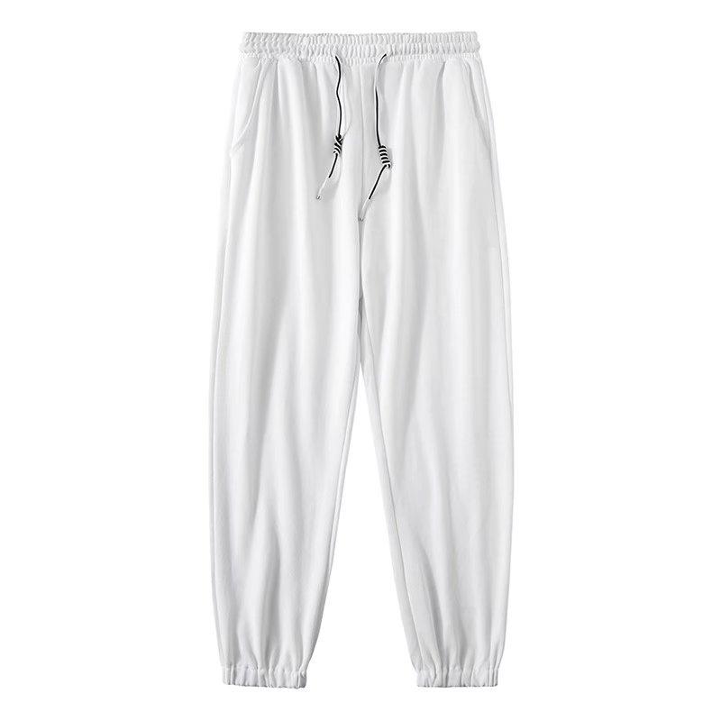 Sports Pants Men's Knitted Loose Trousers Trend Simple Solid Color All-match Casual Leggings