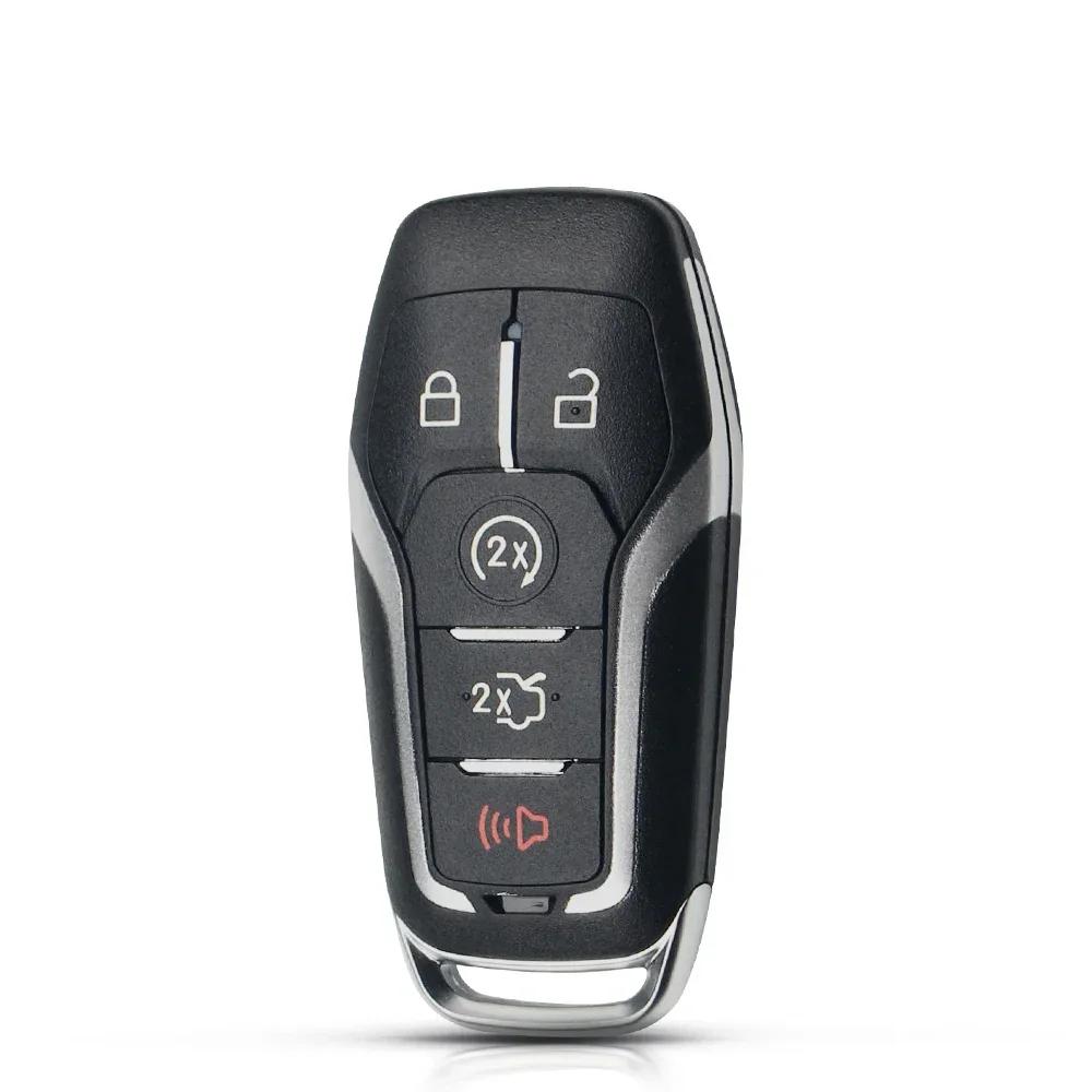 Бесключевой Smart Пульт ДУ Чехол для Ключа Автомобиля 3/4/5 Кнопок Для Ford Fusion Explorer Edge Mustang Mondeo Kuka 2013-
