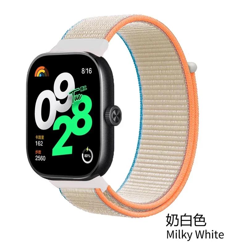 Nylon Loop Strap for Xiaomi Redmi Watch 4/Mi Band 8 Pro Band Breathable Replaceable Wristband Smart Watch Belt Sports Correa NFC
