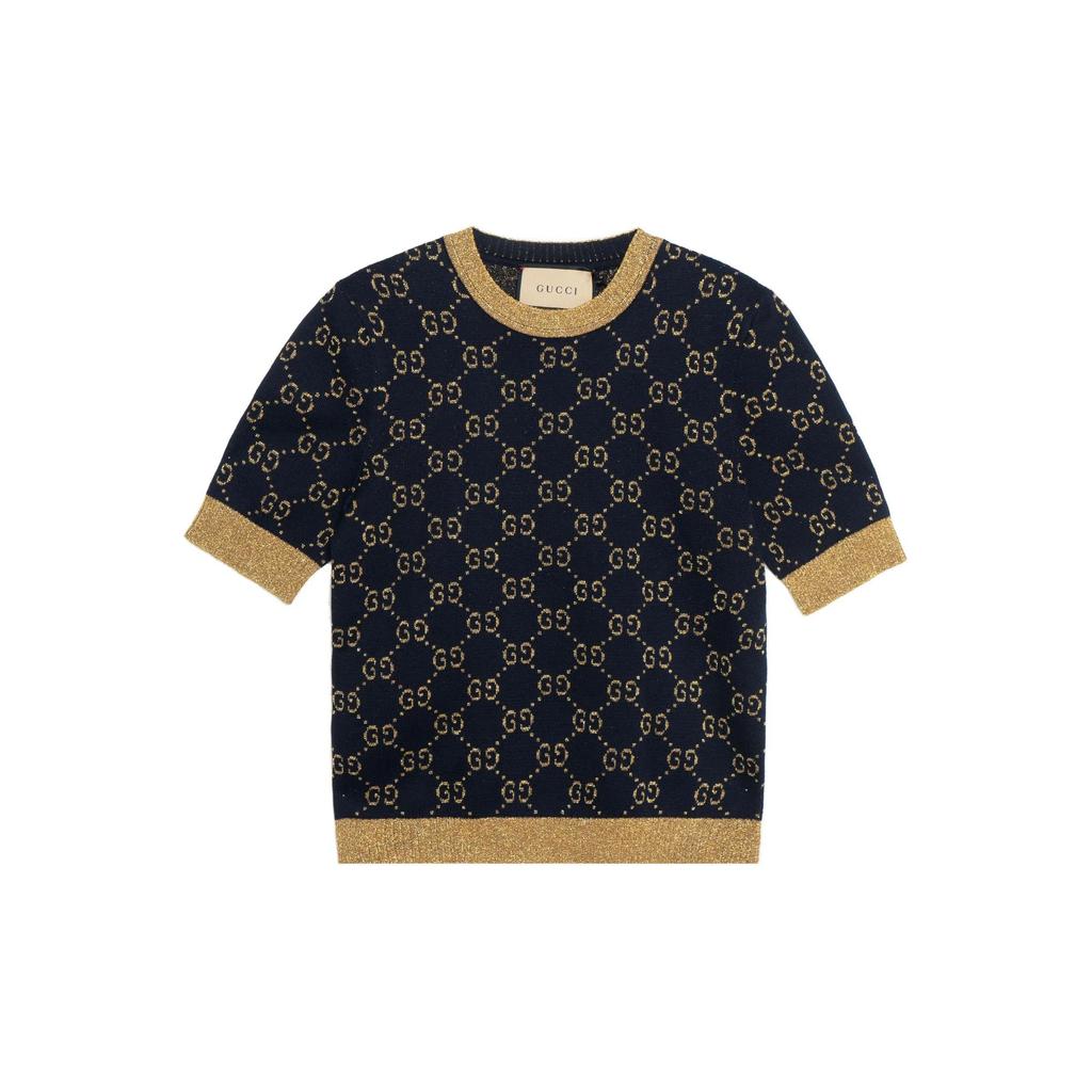 GUCCI T Shirt Women's Navy Blue (Unisex) T-Shirts 526759 X9W83 4921
