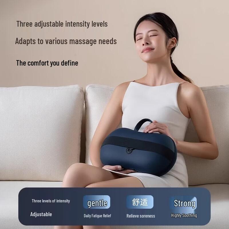 AUX Neck & Shoulder Heated Massage Pillow CN plug (adapter included)