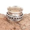 Silver Spinner Ring For Women Four Spinner Ring Fidget Silver Jewelry Ring"7"