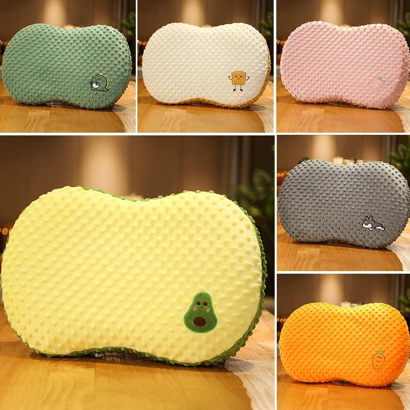 Мягкая подушка-дуду с бархатным животиком, подушка из пены с памятью для сна и декомпрессии, кровать, подушка для снятия стресса для взрослых, подушка для сна с поддержкой, кожаная оболочка