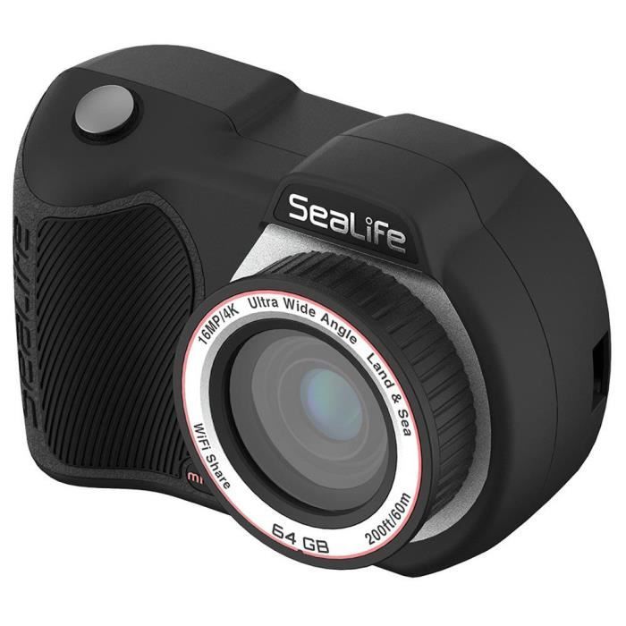Appareil photo numérique - sealife - micro 3.0 - 16 mp - étanche - vidéo 4k ultra hd