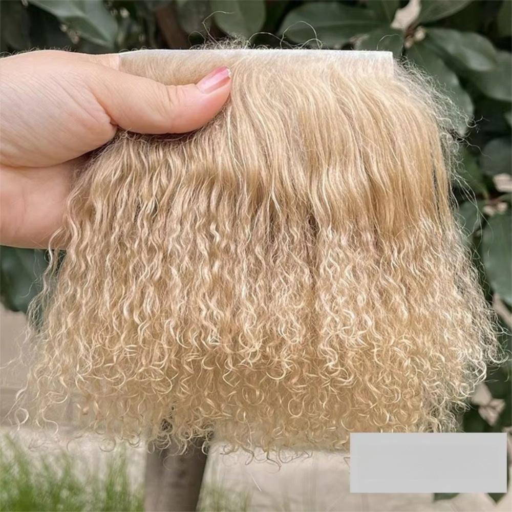 Hair Row Sheepskin Wool Extensions Curly Texture BJD Dolls Wigs Trendy Doll Hair Hair Wefts