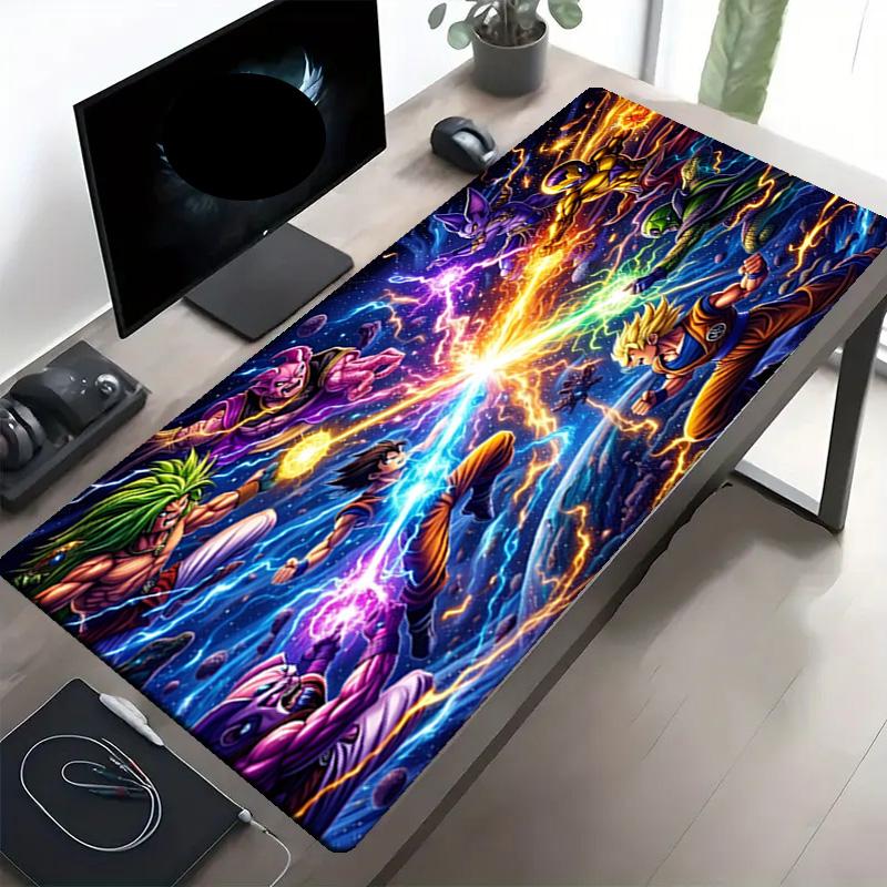 DRAGON BALL Print Mouse Pad, Anti‑Slip Desktop keyboard Mat, for PC Laptop Gaming Working Daily Use, Cool Festival Surprise Gift