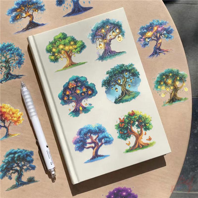 50Pcs/Set Magic Tree Series 01 PET Stickers Waterproof DIY Fashion Doodle Decals Stickers