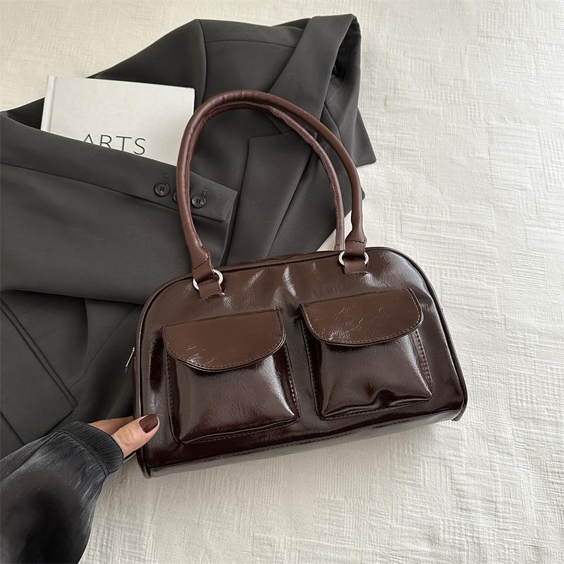 Повседневная женская сумка-сумка для commuters 2 осенняя новая нишевая дизайнерская легкая роскошь на плечо подмышку маленькая квадратная сумка