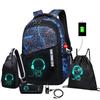 Waterproof Luminous Kids Backpack Children School Bags For Boys Orthopedic School Backpack Primary Schoolbag Book Bag