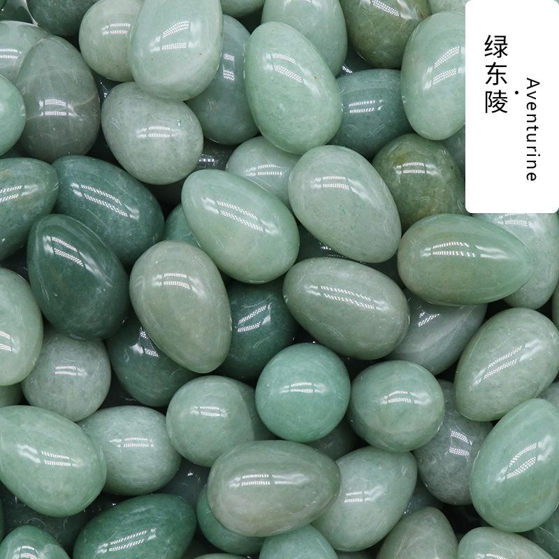 1pcs Egg Shaped 30mm Crystal Jade Small Egg Mining Bird Egg Stone Easter Colored Egg Natural Crystal Stone Gypsum Dropshipping
