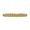 Peridot Full Eternity Ring - Sterling Silver Rose Gold Vermeil