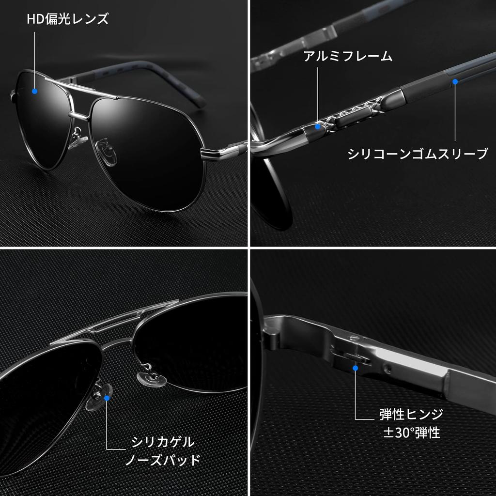 Поляризованные Классические Металлические УФ Для B1052 [FEISEDY] Мужские Солнцезащитные очки, Большие, Каплевидные, Дизайн, Оправа, Женские, UV400, Защита, Для вождения,