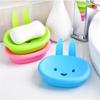 Rabbit Bathroom Accessories Soap Holder Storage Box Double Layer Home Living Cute Crtoon Travel Storage Plate Soap Box Drain Container Accessories