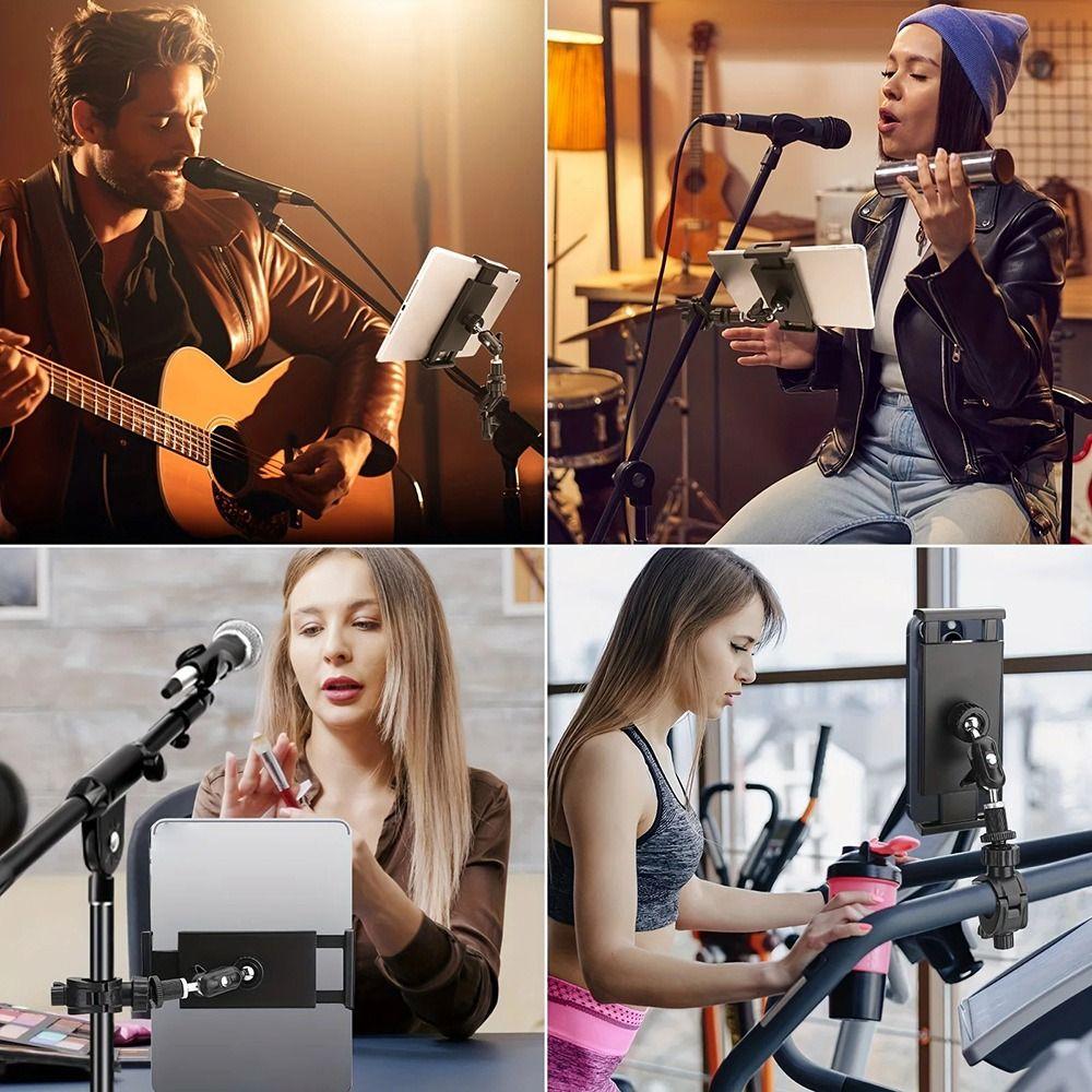 Универсальный держатель для планшета 360-градусный вращающийся микрофонный стенд НОВЫЙ держатель для нот Влогинг