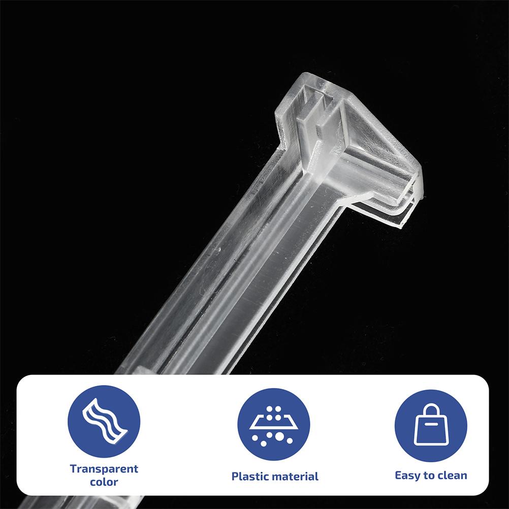 2 шт. Угловой соединитель Компактный размер Вертикальные жалюзи Уголки Замена Рамки Гаджеты Прозрачный Пластик Чистый