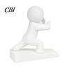 Humanoid Doorstop Burr-free Doorstop, 3D Printed Stable Door Stop, One-Piece Molding Heavy Base Stopper, Kicking Man Design Protects Walls Furniture