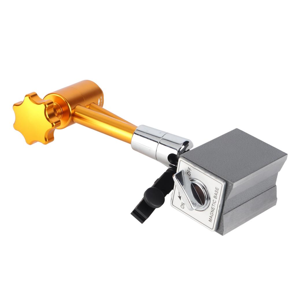 Магнитное основание Держатель индикатора часового типа Быстрая фиксация Усилие 100 кг Универсальное вращающееся приспособление Основание для часового индикатора