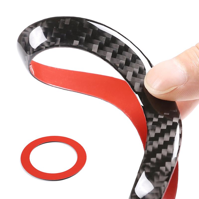 Интерьер автомобиля панель рулевого колеса с логотипом наклейки из углеродного волокна для Toyota Rav4 RAV 4 2006 2007 2008 2009 2010 2011