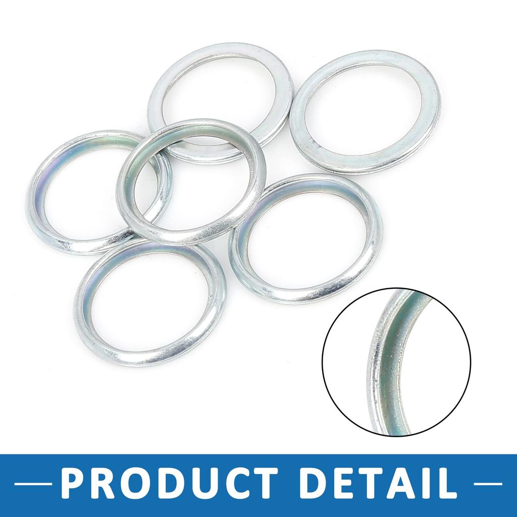 ABSOPRO Сливная шайба Прокладка сливного болта Замена Подходит 803916010 M16 Subaru Impreza Подходит 2012-2018 Набор из 6