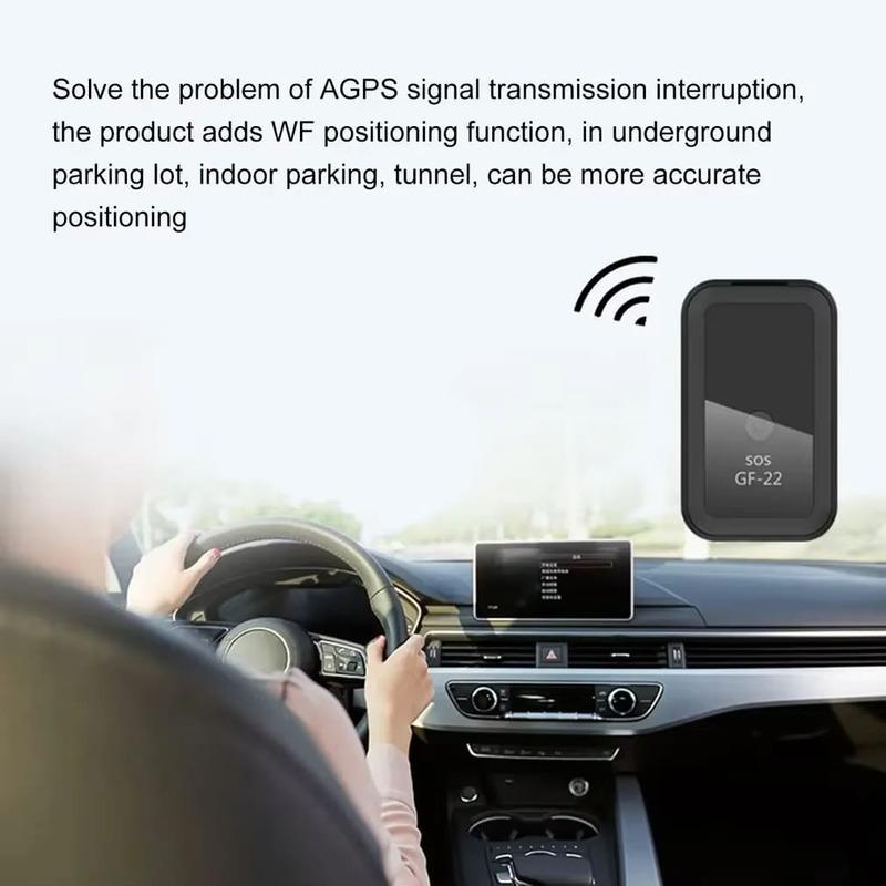 GF-22 Car Tracker Device Strong Magnetic Automatic Alarm Motorcycle Car Mini GPS Trackers Voice Control Anti-Lost Device Locator