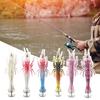 Soft Fishing Lure Shrimp-shaped Bait Realistic Looking Natural Swimming Posture Luminous Effect Artificial Lure with Sharp Hook