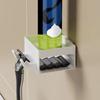 Damage-Free Shaver Storage Rack No Drilling Required Bathroom Shaver Hanger  Homes