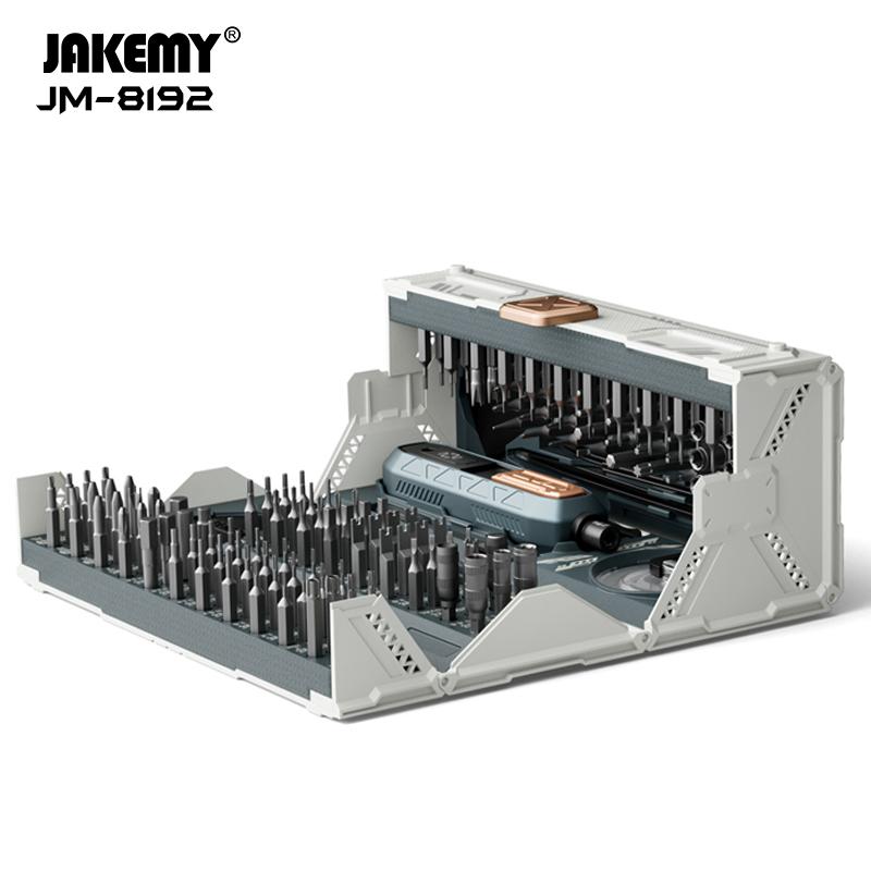 Jakemy JM-8192 180-в-1 набор прецизионных отверток с магнитными шлицевыми битами Torx для телефона, планшета, ПК, ремонт очков, ручные инструменты