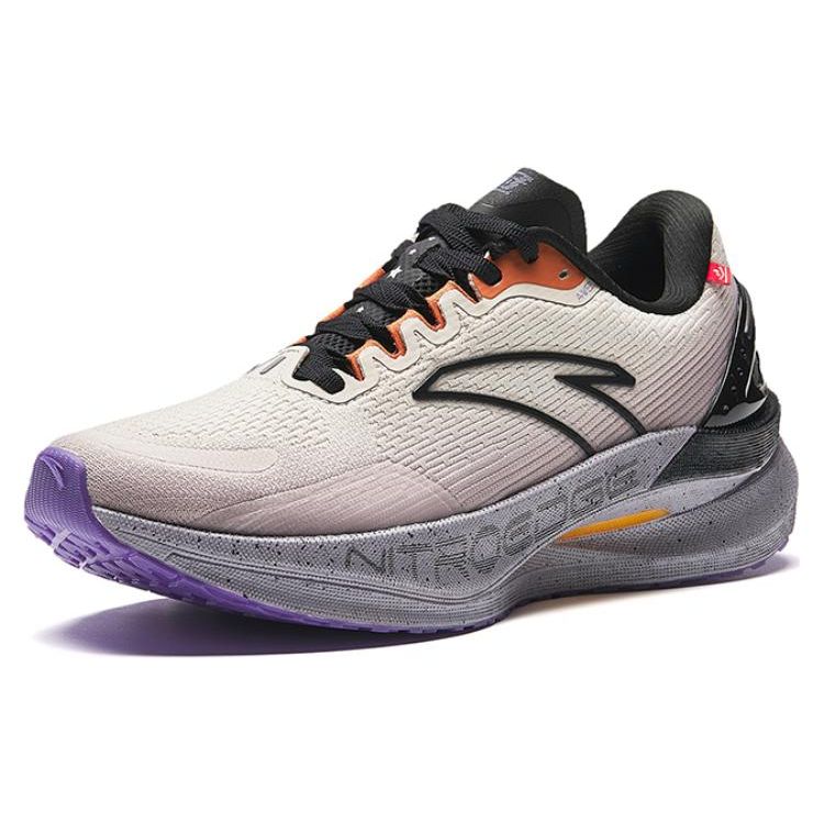 Anta Амортизирующие дышащие кроссовки Champion Series с низким верхом для бега, женские кроссовки, серые 122345582-2