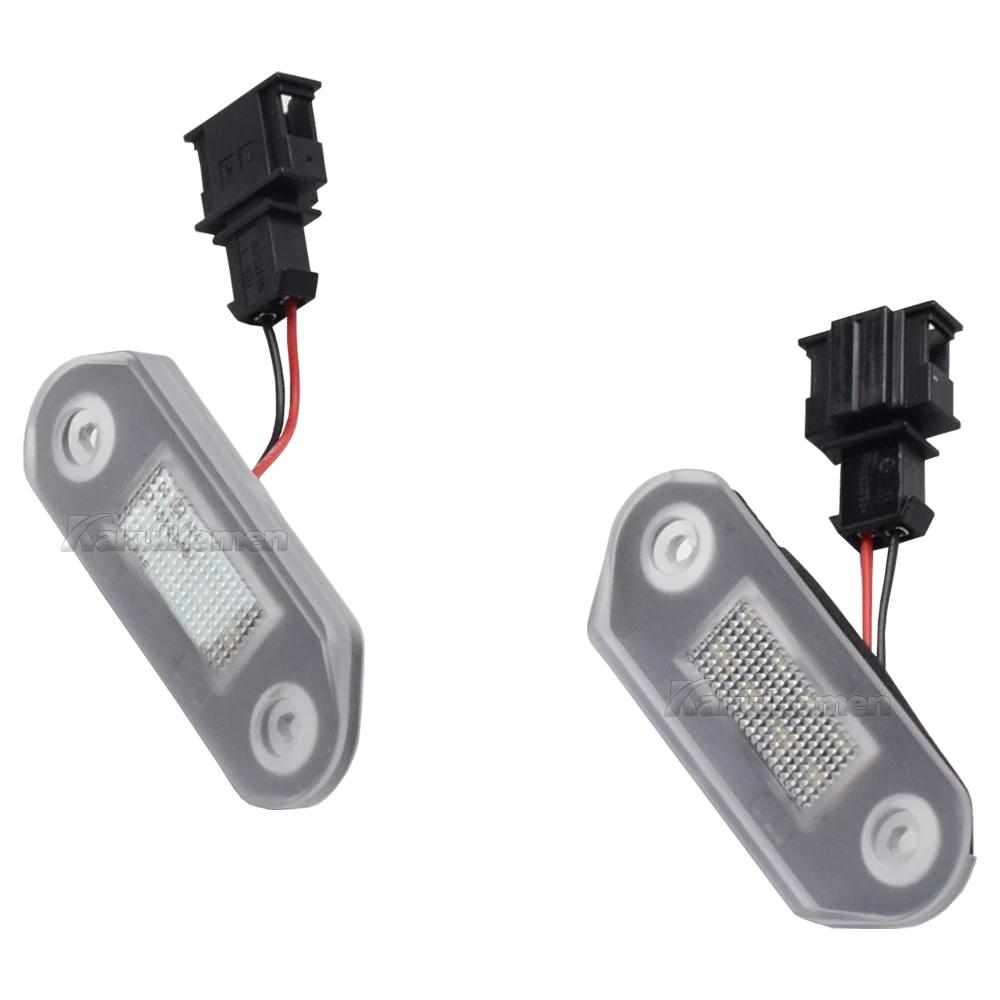 For VW Golf 3 Variant Jetta 3 Vento A3 Gol 2/3 Car Illumination Licence Plate Lamp for Skoda Octavia I 1U LED Number Plate Light
