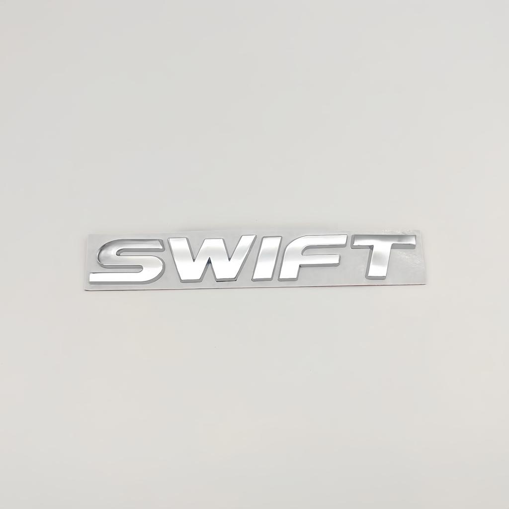 1 шт. 3D Металлическая наклейка-значок 'Swift', эмблема-логотип на задний багажник автомобиля для Swift