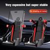 Universal Car Air Vent Mount Inverted Hook Phone Holder Racing Seat Shape Cell Phone Fixing Accessories For Most Car Models