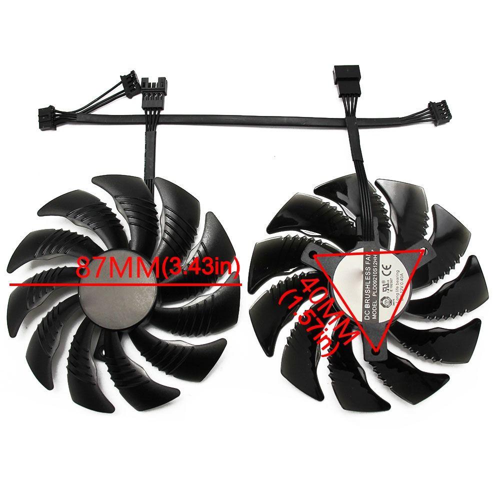 Охладитель видеокарты DC 12V для GIGABYTE RTX2060 GTX1650 1660/1660Ti Охлаждение компьютера
