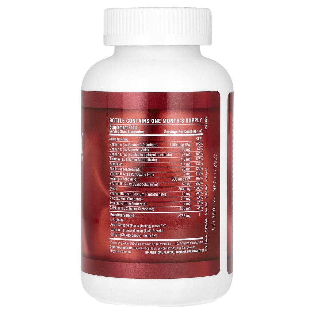 Daily Wellness Company, ArginMax, для женщин, 180 капсул