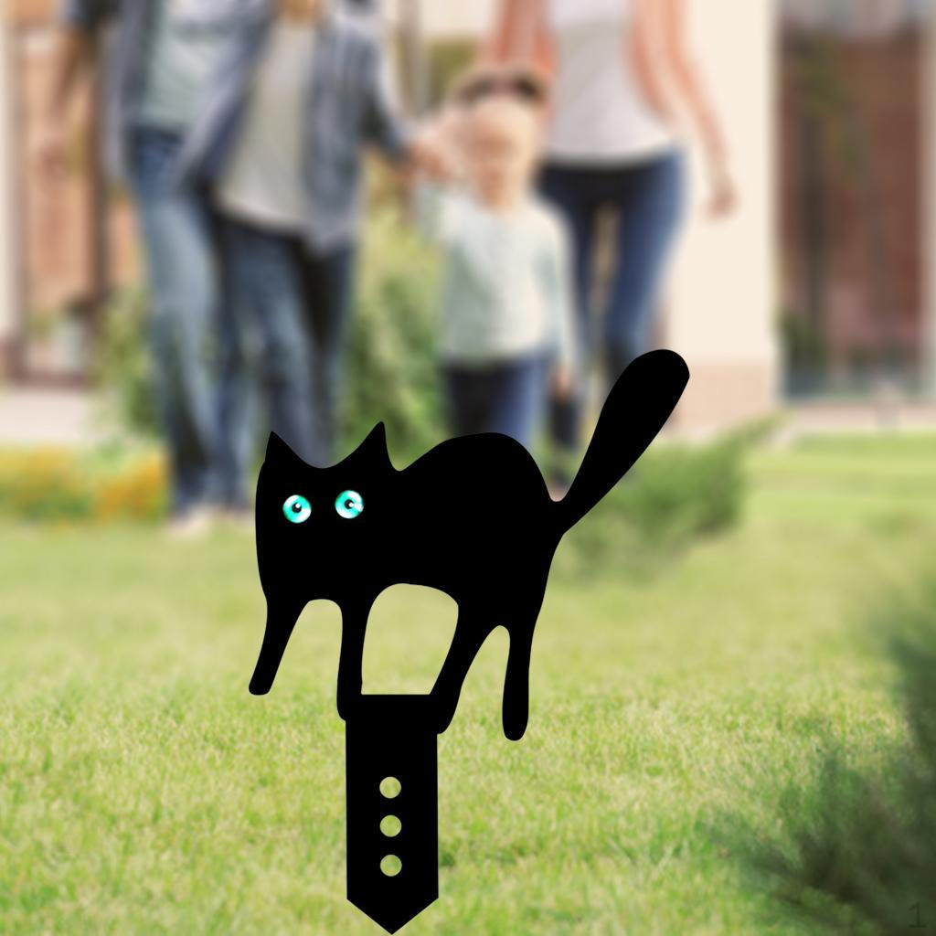 Acrylic Cat , Animals Cats Statue Decor, Ornaments Yard Decorative, Pathway, Floor, Flower Bed