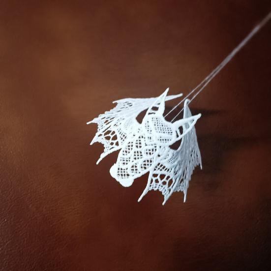 2 Pcs Halloween Bat Embroidered Patch Lace Gothic Wing Design DIY Clothing Badges