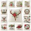 Мультфильм олень венок принт дома пледы наволочка Чехлы Рождественский декор