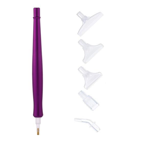 Электрическая алмазная художественная ручка Вакуумная алмазная художественная ручка со сменными наконечниками Инструмент для алмазного искусства без воска для круглых и квадратных бриллиантов