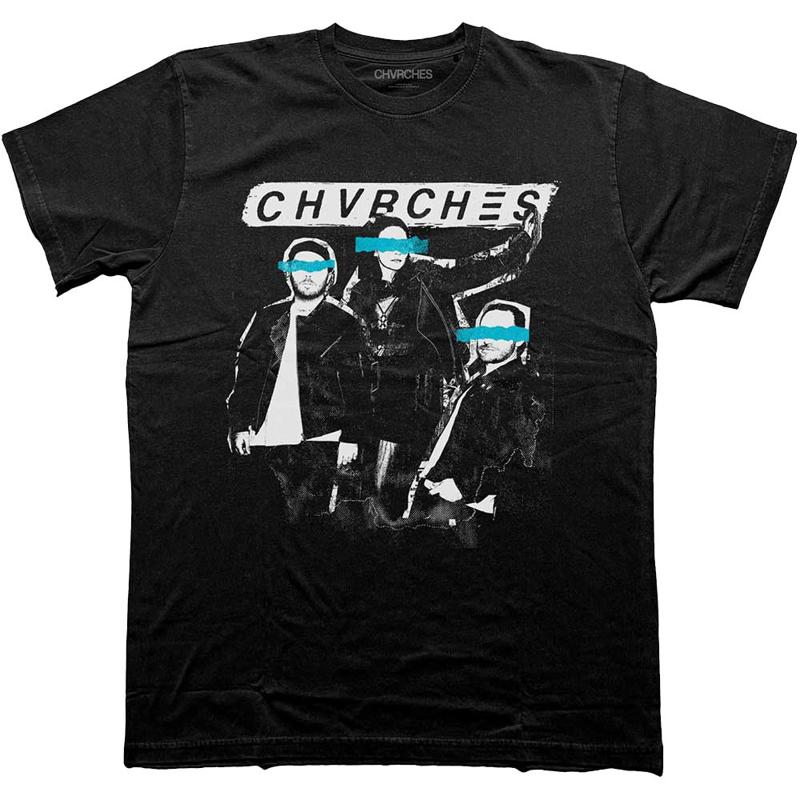 Churches Cut Photo Band Logo T Shirt