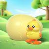 Забавная заводная игрушка-яйцо Прыгающее яйцо Модель Утенок Капибара Игрушка в форме милого животного Развлечение для вечеринки Подарок на день рождения ребенка