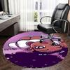 Charming Cartoon Character Round Chair Mat - Perfect for Home Decor, Office Use, and Gifts!0506b