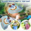 Детская кепка-веер от солнца, сочетающая в себе функции солнца и вентилятора/технология невидимого черного вентилятора/длительный срок службы батареи/легкий и портативный