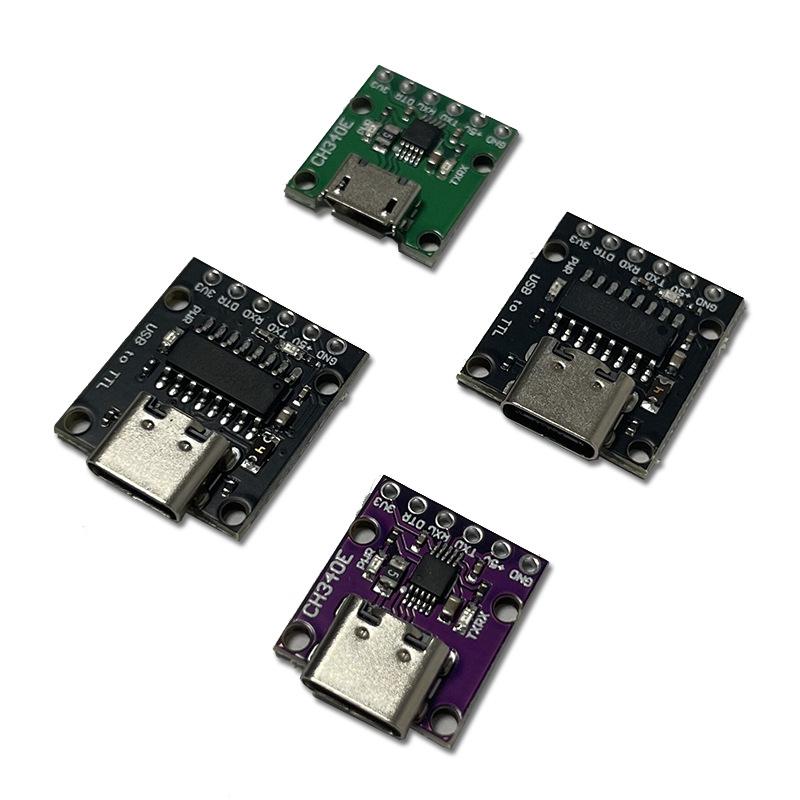 Модуль USB-TTL: Загрузчик CH340E/C, CH9340C PRO MINI с интерфейсом TYPE-C.